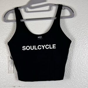 SoulCycle Women's Black Padded Sports Bra Top Size M